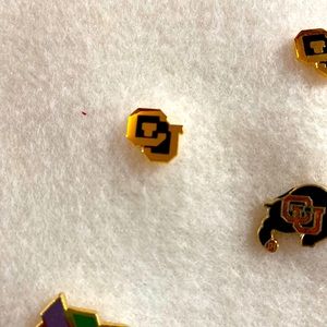 CU university tie/ lapel pin